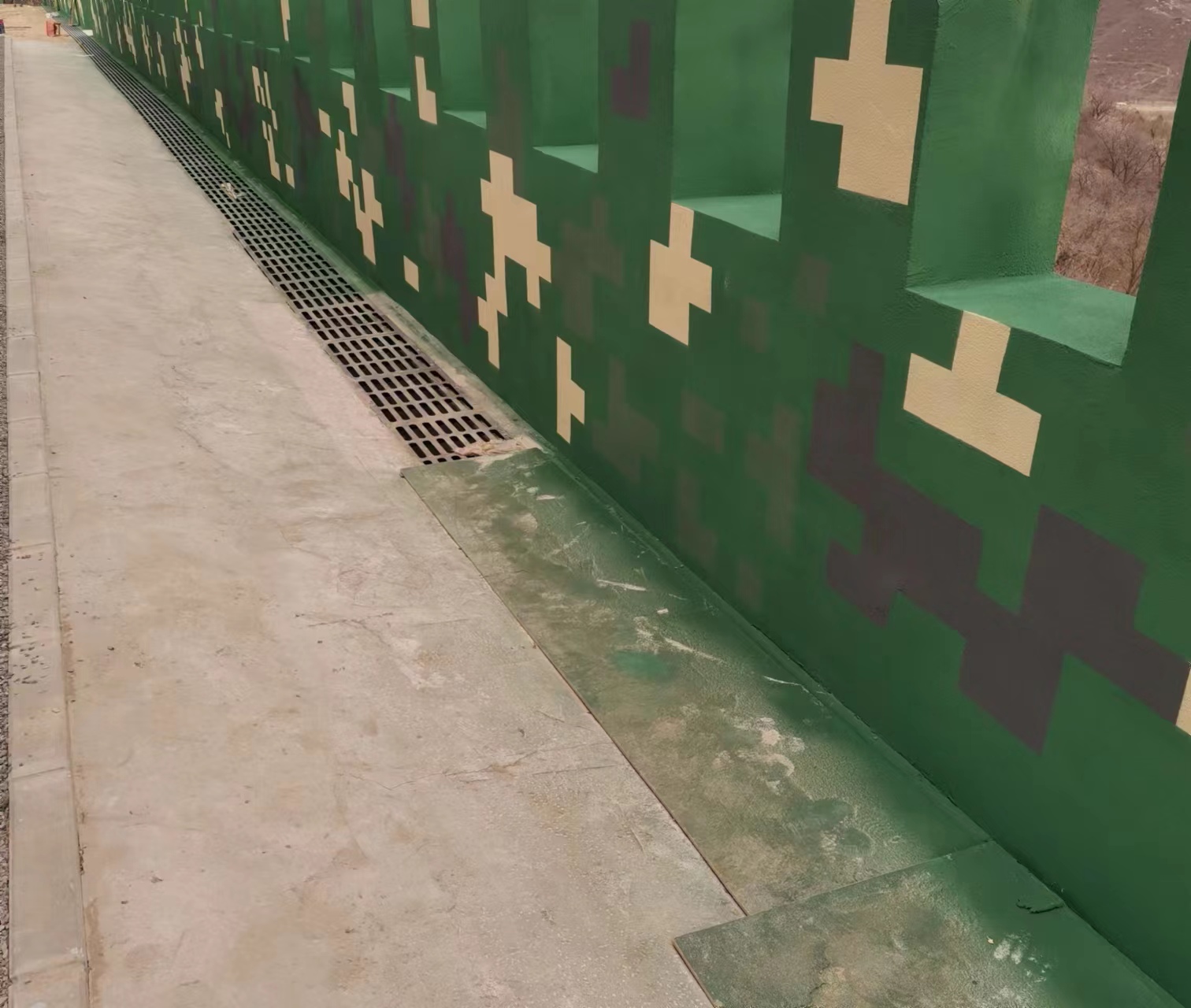 嘉定围墙迷彩喷涂,数迷彩漆