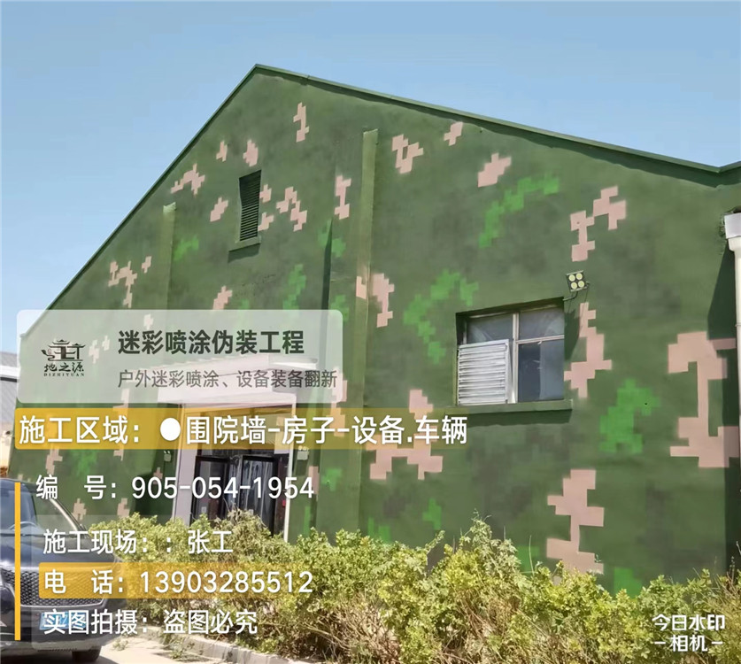 嘉定外墙数码迷彩漆施工报价清单（100㎡标准墙面测算）